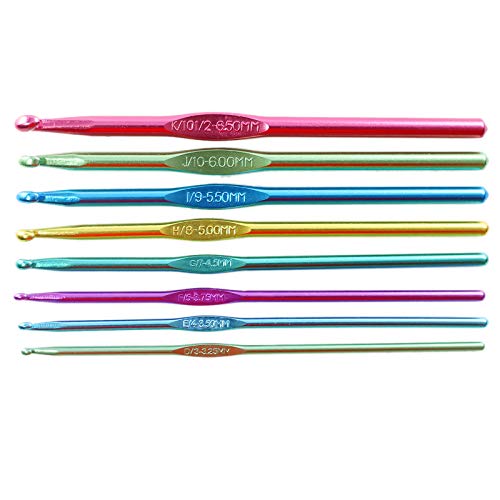 Crochet Hook Set D-K by Loops & Threads (Set of 8)