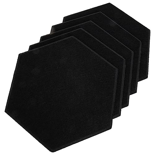 Paneles Acústicos para Aislamiento Sonoro 5 piezas para Estudios, KTV y Gimnasios de Fibra de Poliéster con Absorción de Sonido y Respaldo Autoadhesivo miniatura 1