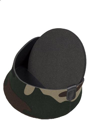 LensCoat Hoodie, Small Front Neoprene Lens Cap for Hoods from 3.25" to 3.75" - camera lens neoprene protection Forest Green camouflage lenscoat