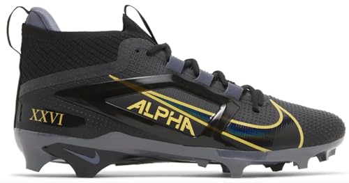 Image of Nike Alpha Menace 4 Elite Football Cleats (FD7036-600, University Red /Team Red /Black /White)