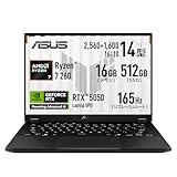 ASUS ゲーミングノートPC TUF Gaming A14 FA401UH 14インチ RTX 5050 AMD Ryzen 7 260 メモリ 16GB SSD 512GB リフレッシュレート165Hz イルミネートキーボード Windows 11 バッテリー駆動 18.1時間 重量 1.46kg Copilotキー搭載 動画編集 イェーガーグレー FA401UH-R7R505016G