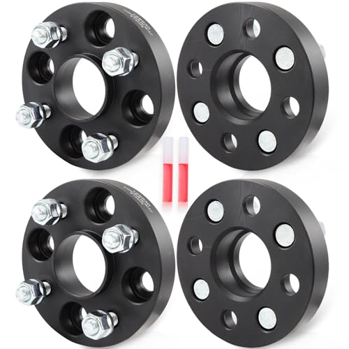 ECCPP 4x100mm to 4x100mm Wheel Spacers 1 inch 4 lug 12x1.5 Fit for Honda Fit 2006-2020| for Honda Civic 1979-2005| for Honda Accord 1982-1989 -4PCS