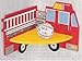 Mail Order Direct Fire Engine Hanging Corner Shelf for Kids