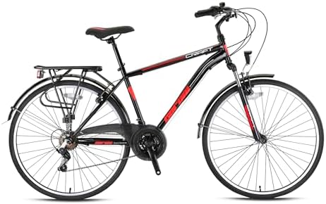 Geroni CRAFT - 26" CITY - 18,5' - 21 Vites - V.B. - Siyah-Kırmızı