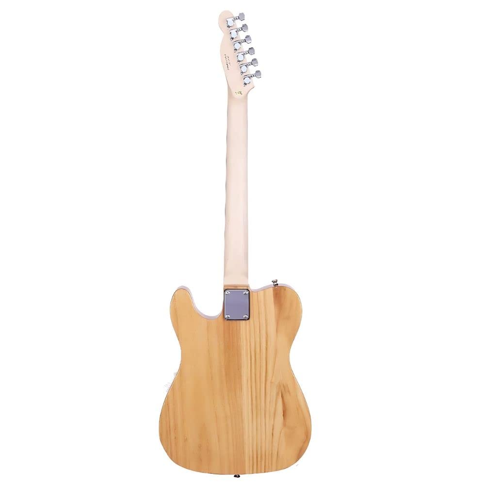 VAULT TL1 Tele Style Poplar Electric Guitar - Natural - Image 4 thumbnail