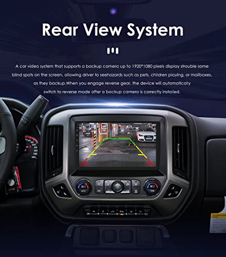 8 Core 8 + 128 GB Android 12 estéreo automotivo para Chevrolet Silverado/GMC Sierra 2014-2018 tela Q