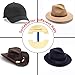 YUNJING Hat Stretcher Wooden Adjustable Buckle One Size Fits All from 6-1/2 to 9-1/2, Heavy Duty, Easy to Use for All Caps