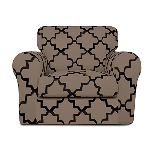 Image of Easy-Going 2 Pieces Stretch Sofa Slipcover for Armchair Washable