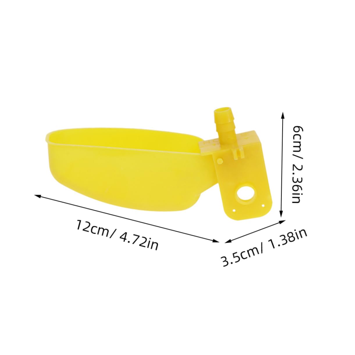 Abaodam 10Pcs Poultry Drinking Bowls Automatic Refill Waterer for Chickens Pigeons Durable Cups for Easy Attachment to Cages for Animals Convenient Feeding