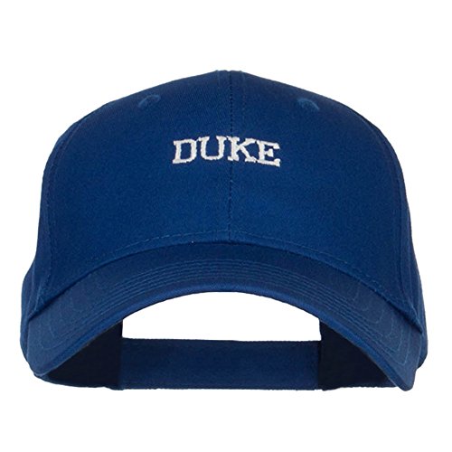 Mini Duke Embroidered Cotton Cap - Royal OSFM