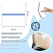Waterproof Shower Protector for Dialysis Catheter & Chemo Ports | 8x8 Inch Adhesive Cover | Pack of 25 | Transparent Film for PD, PICC Line, Feeding Tube, Surgical Incisions