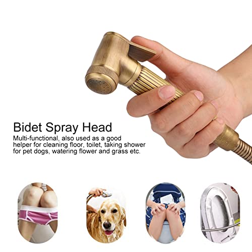 Bidet Sprayer for Toilet Handheld with Hose, Bidet Sprayer for Toilet, Stainless Steel Bathroom Bidet Sprayer Set, Handheld Bidet Sprayer for Toilet for Feminine Wash, Cloth Diaper Cleaning