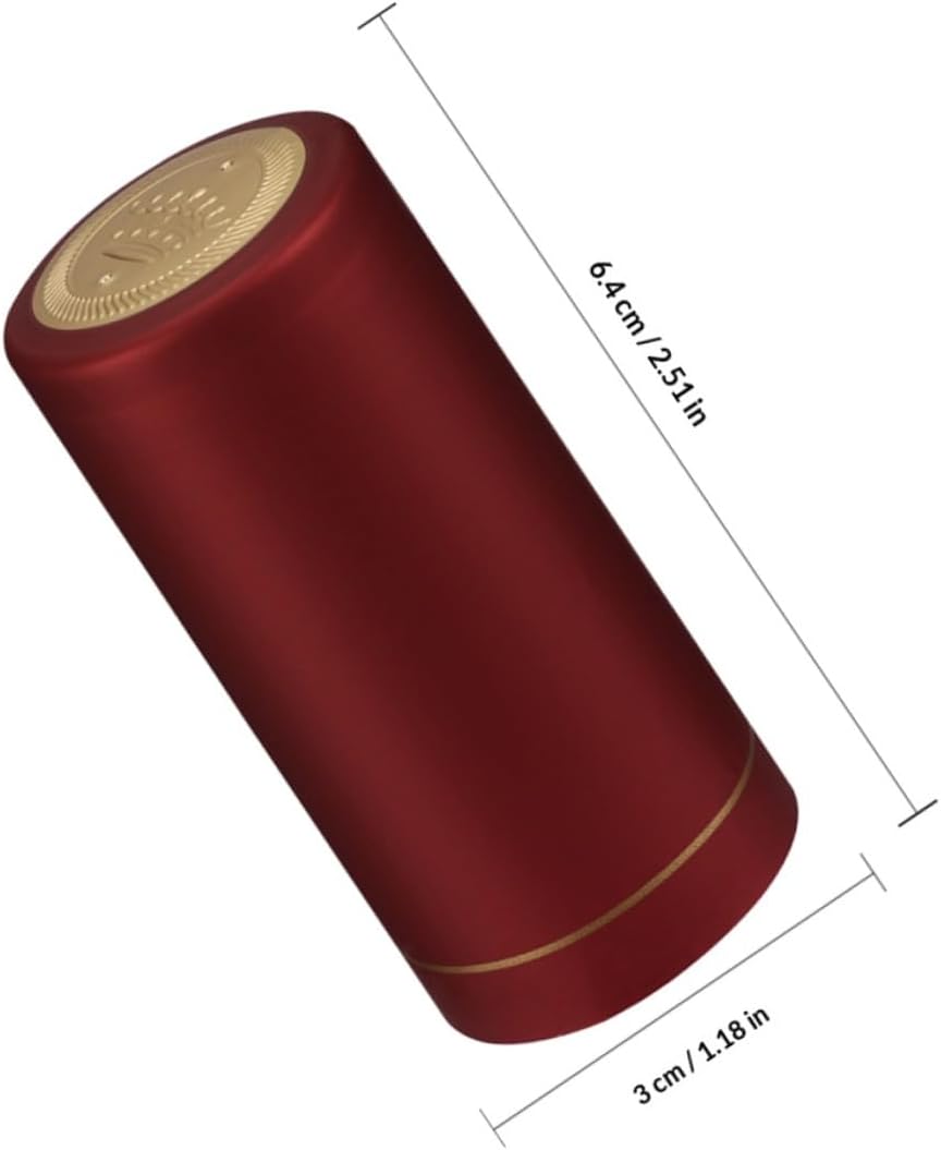 25pcs Heat Shrink Wine Bottle Caps -off Sealing Film for Red Wine Professional Shrink Wrap for Long- Suitable for Home and Winery Use