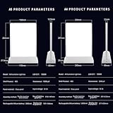 【OPTIONS DE TAILLE】Disponible aux formats A4 (210 × 297 mm) et A5 (210 × 148 mm) pour s'adapter à différentes exigences d'espace et d'affichage.