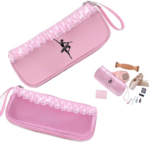 YILINFEIER Pointe Shoe Bag Breathable Mesh Ballerina Dance Bag Soft Sole Zipper Ballet Accessories...