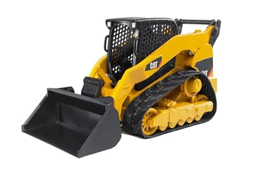image for Bruder Toys - Construction Realistic CAT Compact Track Loader with Adj
