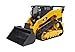 Bruder Toys - Construction Realistic CAT Compact Track Loader with Adjustable and Lockable Loading Arm and Moveable Rubber Chains - Ages 3+