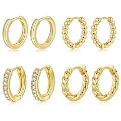 Gold-4Pairs-10mm