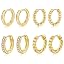 Gold-4Pairs-10mm