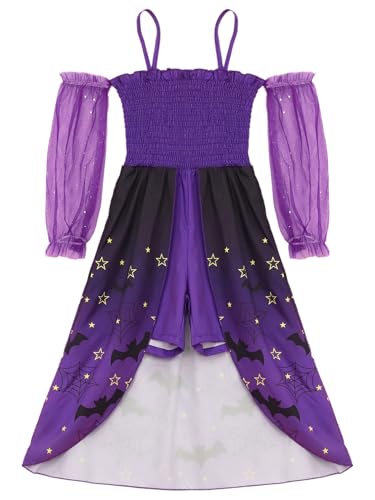Disfraz de bruja de Halloween para niñas miniatura 3