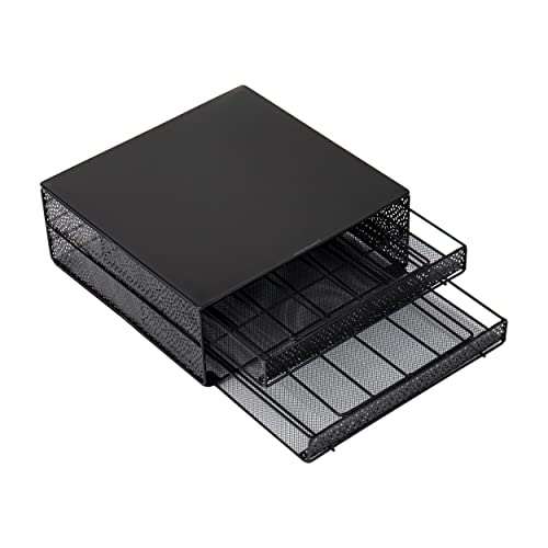Mind Reader Storage Drawer Coffee Pod Holder, 72 Capacity, Black #TOP6