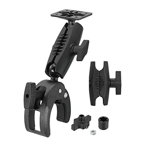 Best Deal Product ARKON Robust Clamp Mount with Security Knob – 4-Hole AMPS Compatible Retail Black