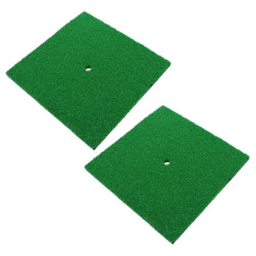 Tapis de golf pour entraînement en lot de 2 pièces avec gazon synthétique