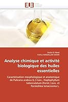 Analyse Chimique Et Activité Biologique Des Huiles Essentielles 6131567328 Book Cover