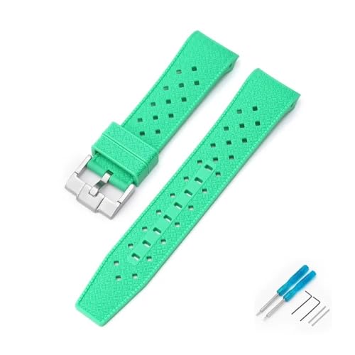 Bracelet silicone pour Swatch X Blancpain avec finition incurvée élégante