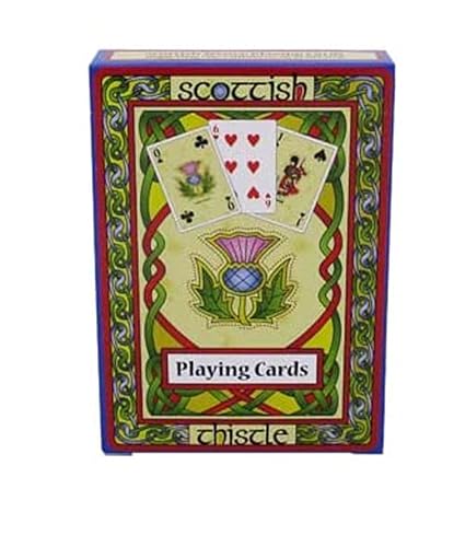 Baraja Escocesa Royal Tara con Diseño Thistle