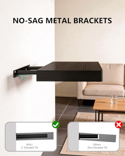 Image of WALI Floating Shelves for Wall, 1 Tier Bathroom Storage Shelf Over Toilet, for Bedroom Bookshelf, Living Room Decor, Kitchen, Nursery, Laundry, Soundbar Floating Shelf Mount Under TV (CS101L), Black