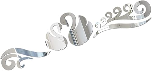 ARTIBETTER Calcomanías de piso de moda, calcomanías de pared 3D, calcomanías de murales, decoración de espejo, calcomanía de pared de espejo de