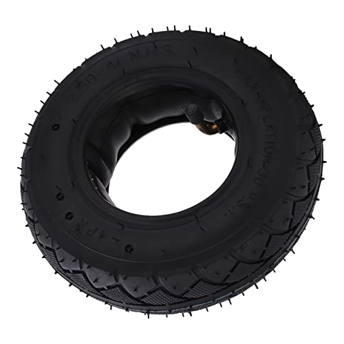 Conjunto de Pneus e Câmaras de Ar 2.50-4, Antiderrapante 2.50-4 Pneus e Câmaras de Ar de Baixo Ruído