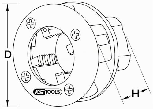 KS Tools 903.3302 Tête de filières, Ø1/2'' – vue 5