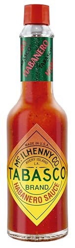 Tabasco Habanero - Salsa Picante Sabor Fuerte, Elaborada Con Chiles Habaneros, Ideal Para Dar Un Toque Atrevido A La Cocina, 60 ml