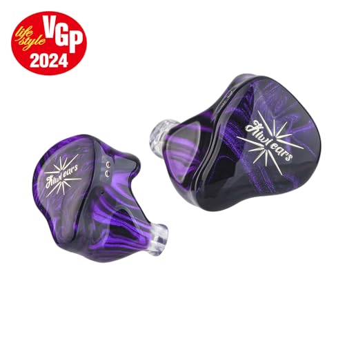 Linsoul Kiwi Ears Quartet 2DD+2BA Moniteur Intra-Auriculaire Hybride, HiFi Écouteurs avec Coque en Résine Artisanale, Câble IEM Détachable OFC Plaqué Argent pour Musicien DJ Gaming (Violet, Quartet) - Les Beatles, Paul McCartney, John Lennon, RIngo Starr, George Harrison Linsoul Kiwi Ears Quartet 2DD+2BA Moniteur Intra-Auriculaire Hybride, HiFi Écouteurs avec Coque en Résine Artisanale, Câble IEM Détachable OFC Plaqué Argent pour Musicien DJ Gaming (Violet, Quartet) – Image 6