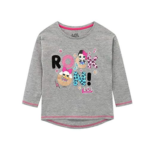 LOL Surprise Camiseta de Manga Larga para niñas Dolls Multicolor 8-9 Años