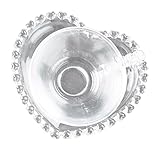 NUOBESTY Taza de Vidrio para Café y Té, Vaso Pequeño Asa para Desayuno y Oficina, Juego Resistente al Calor para Bebidas Calientes