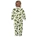 Emelivor Broccoli Cucumber Beige Baby One-Piece Newborn Pajamas Footie Long Sleeve Romper Pjs for Boy Girls Kids