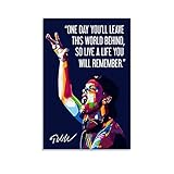 WANSE Avicii Zitate Poster Dekorative Malerei Leinwand 