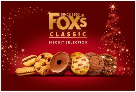 Foxs Biscuits Chocolates Biscuit Selection Box - 550g Biscuits Gifts Foxes Fabulously Special Chocolate Box Of Biscuits Gift Set