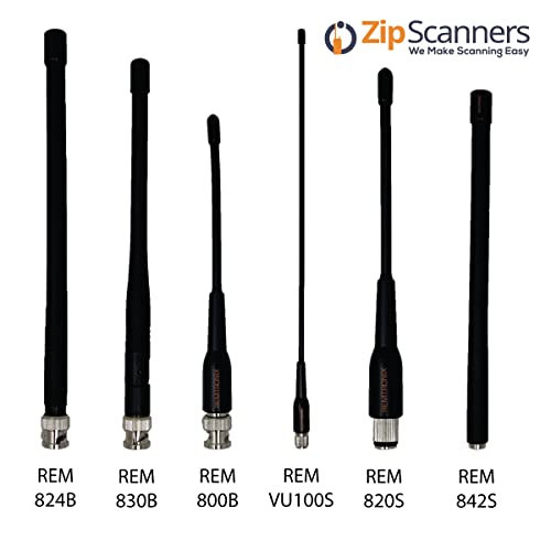Antenna for Police Scanner Radios | 820S Remtronix | SMA End Type | 700~900 MHz UHF Digital, Analog & Trunked Frequencies | 7\" Flexible Whip, O-Ring | Increase Reception 25-100% - Thumbnail 5