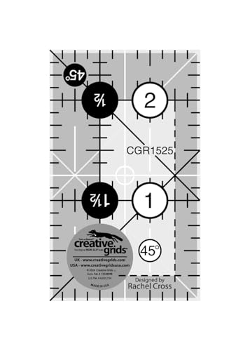 Règle pour courtepointe Creative Grids règle acrylique antidérapante couture patchwork
