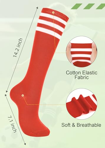 Image of American Trends Women Softball Socks Knee High Tube Socks Long Baseball Soccer Socks for Youth Girls