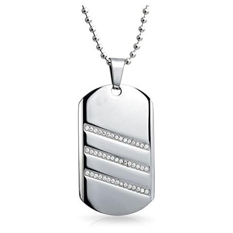Collier Plaque D'Identification Bling Jewelry Cover