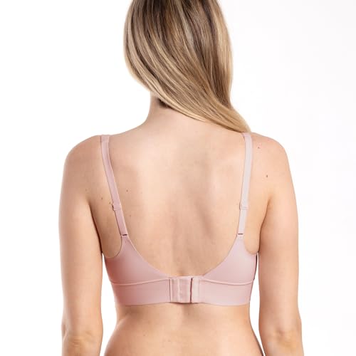 Image of Floatley Cozy Wireless Plunge Bra for Women, Buttery Soft Comfort Seamless Everyday Bra with Embedded Pad