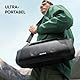 soundcore Anker Motion Boom Plus IP67 Lautsprecher für Draußen, 80W Stereo Sound, Individueller EQ & BassUp, USB-C, Bluetooth, Integrierte Powerbank, Wasserdicht, für Camping, Pool, Strand, Garten