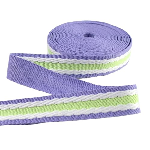 Sangle en coton ruban décoratif violet accessoires vêtements - 2