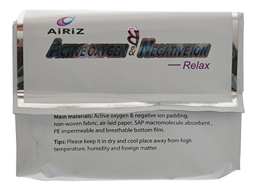 TIENS Airiz Active Oxygen and Negative Ion Sanitary Napkins for Day Use - 30 Counts - Pack of 3