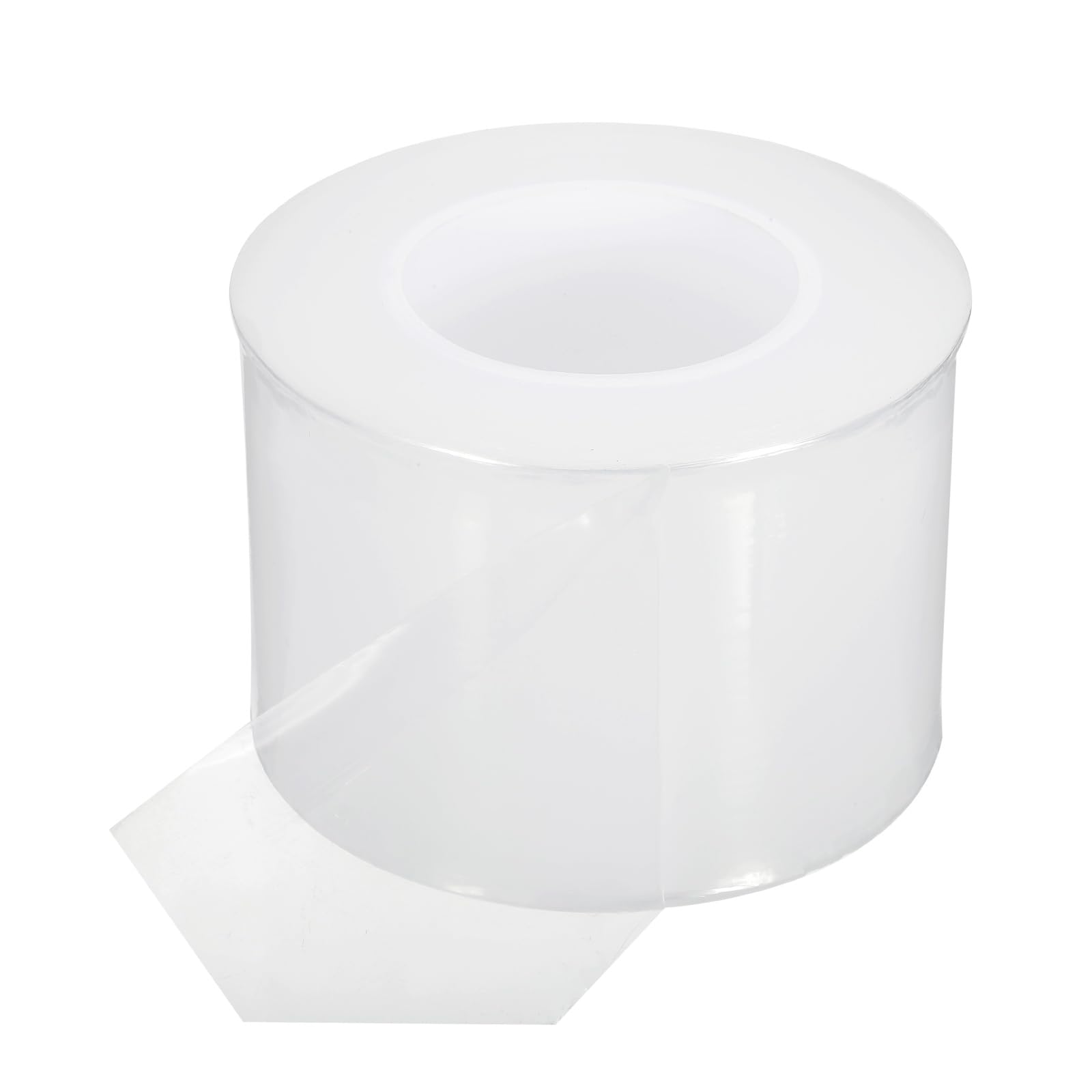 PATIKIL Removable Protective Film Tape, 10cm Width x 200m PE Surface Protective Scratch Film Tape Roll for Furniture Electrical Appliances Plastic Hardware No Stickiness, Clear